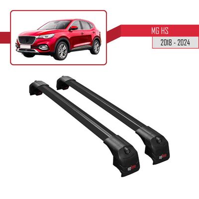 Barres de Toit MG HS 2024 AUJOURD'HUI DESIGN TRANSVERSALES ALUMINIUM