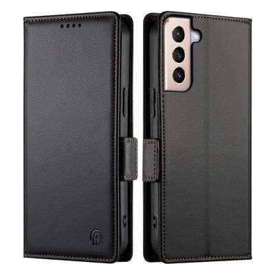 Coque Portefeuille Galaxy A21S - Cuir PU Brillante Paillettes Lapin, Rabat Magnétique, Support