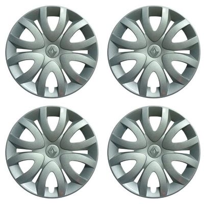 Kit 4 Enjoliveurs Adaptables Peugeot Partner / Ranch - Diamètre 15 Pouces - Non Originaux