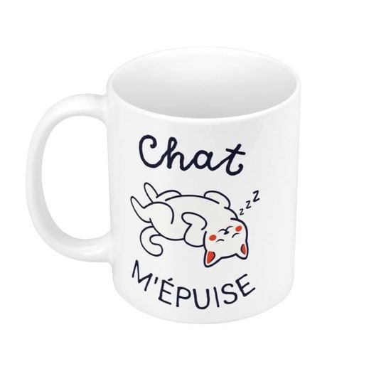 Mug Ceramique Chat M Epuise Jeu De Mot Humour Animal Cdiscount Puericulture Eveil Bebe