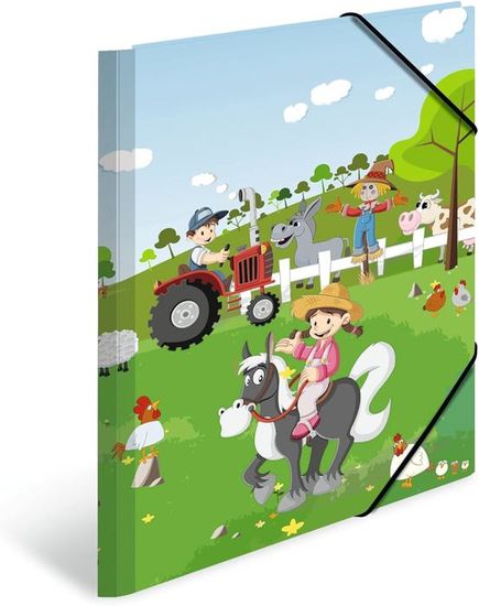 Chemise En Plastique HERMA Comics - Format A4 - Rabats élastiques - Range Documents Et Dessins