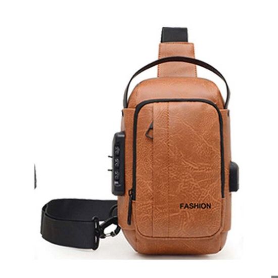 Longzhuo Sac de poitrine tactique pour homme, sac de poitrine hip-hop avec trou pour téléphone réfléchissant, imperméable, réglable, pour le sport, la randonnée, le camping, le fitness, les voyages