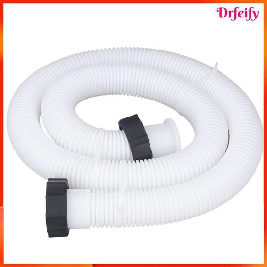 Tuyau Remplacement Pompe Piscine 1.5 Pouce 1.5m - Durable PE, Anti-Fuite, Pour Piscines Hors Sol