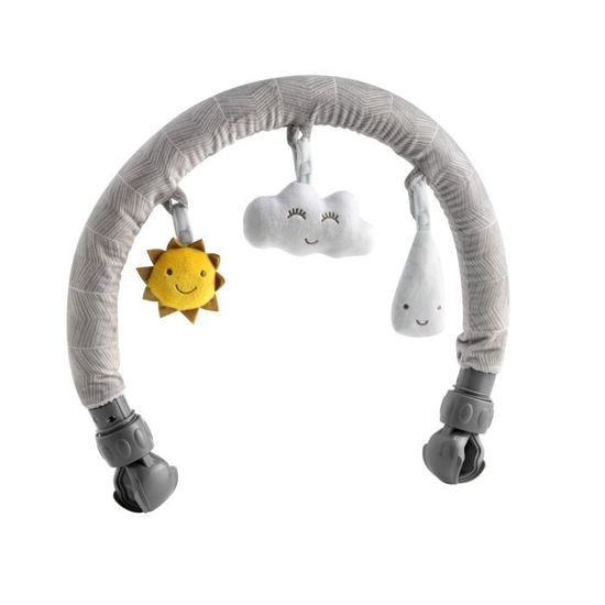 Arche De Voyage Pour Poussette Universelle – Avec Hochet, Anneau De Dentition – Jouet Bébé 0-3 Ans – Coloré - 4