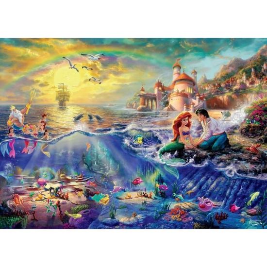 Puzzle Disney Ceaco Thomas Kinkade 4-en-1 (500 pièces)