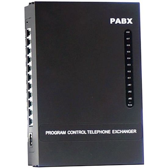 Kit PABX Standard 3/8 Lignes Avec 4 Téléphones Alcatel LCD - Neuf Sous Emballage - Guide Italien
