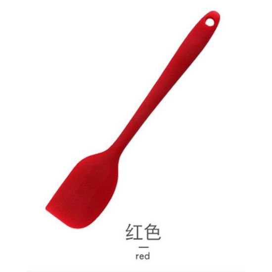 Moule à gateaux,Ensemble de spatule en silicone multicolore, de qualité alimentaire anti adhésive pour la cuisson du - Type Rouge -A