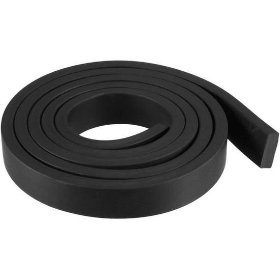 Bande D'Étanchéité En Caoutchouc Forme U 1m Avec Insert Métal Flexible – Protection Noire Pour Portes De Camion, Voiture Et Bords De Meubles