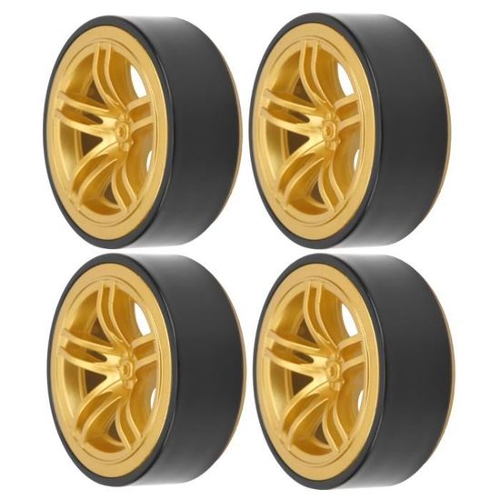 4 Adaptateurs De Moyeu Hexagonal En Alliage Aluminium RC - Conversion 12mm à 17mm - Pour Voitures 1/10 Et 1/8