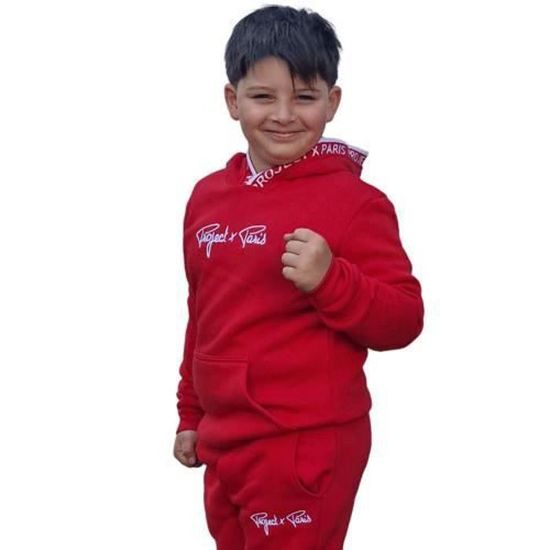 Survêtement à Capuche Foot Pour Enfant – Sweat Garçon Streetwear – Ensemble Hoodie + Pantalon Entraînement