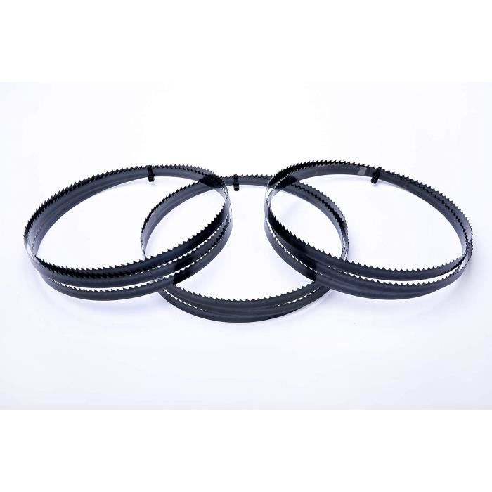 Lot De 3 Lames De Scie à Ruban 1712 X 6 X 0,36 Mm, 14 Dents Par Pouce - Pour Bois, Plastique, Métaux Non Ferreux