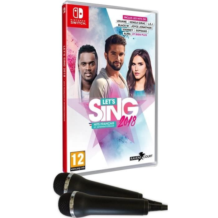 Let' Sing 2018 Hits Français et Internationaux Jeu Wii + 2 Micros - vue 10