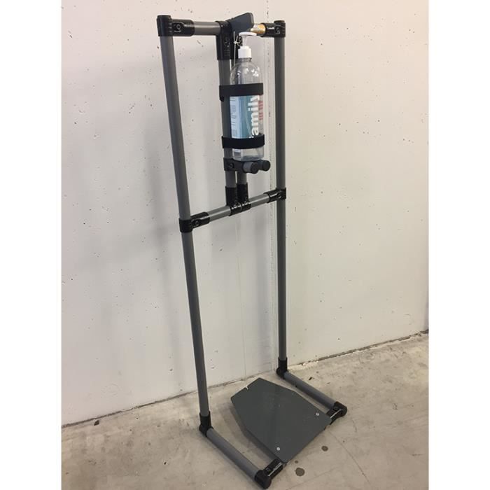 Distributeur de gel hydroalcoolique à pédale - SANS CONTACT - Borne Désinfectant pour les mains - Perform Industrie