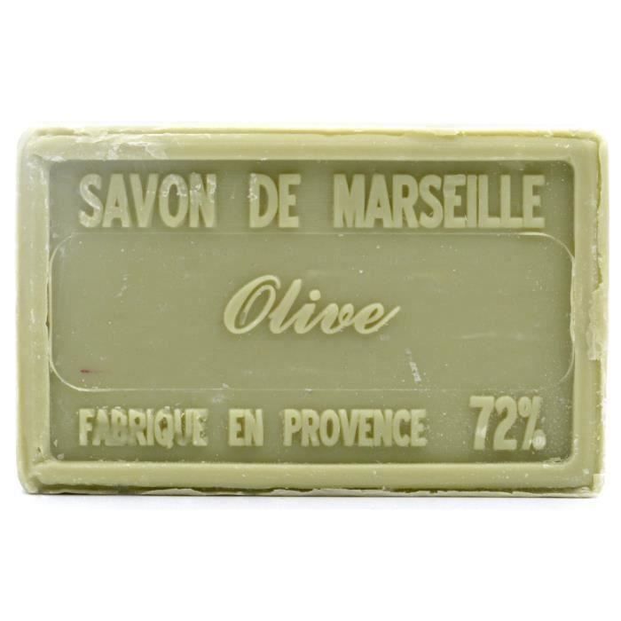 Savon Olive Amére 100g, karité, Essence de Grasse, 72% extra pur, artisanat Provence