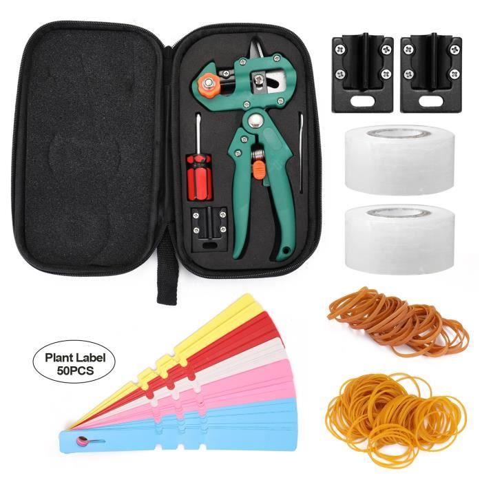Ménage Outil De Greffage de Jardin Ensemble D'arbres Fruitiers Sécateur Professionnel Outils De Coupe Kit*YI3911