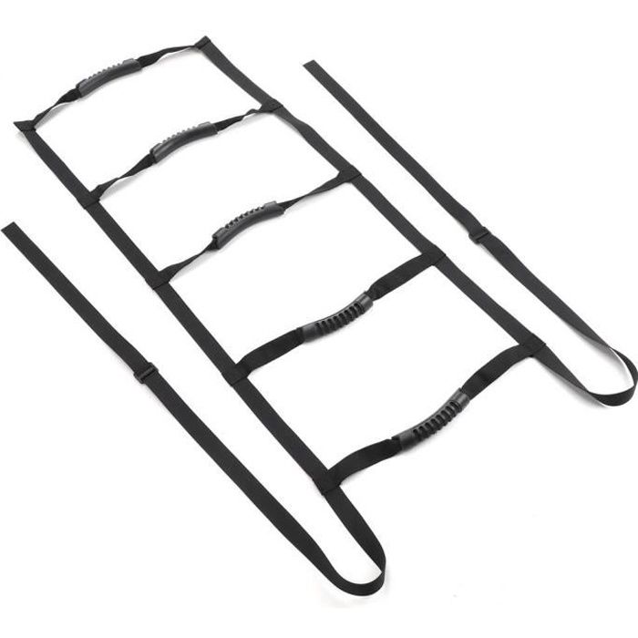 Fydun Corde de lit d'aide Corde d'aide d'échelle de lit réglable appareil d'aide à la position assise pour patients âgés pour