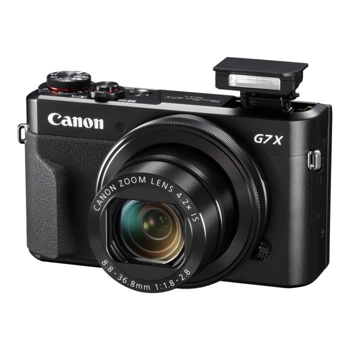 Canon PowerShot G7 X Mark II Appareil photo numérique compact 20.1 MP 1080p - 59.95 pi-s 4.2x zoom optique Wi-Fi, NFC