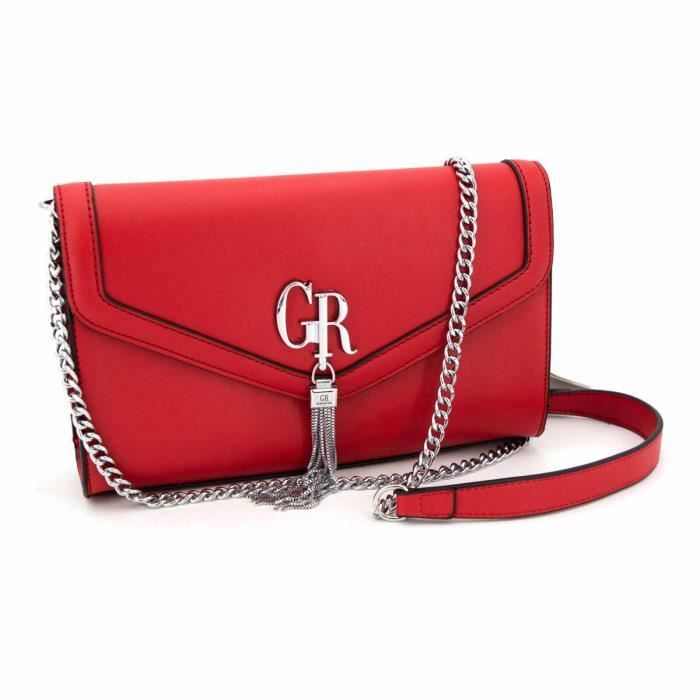 Sac bandoliere halya rouge grs20130861 Femme GEORGES RECH