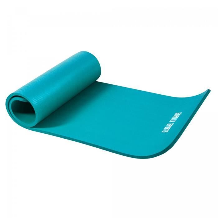 Tapis en mousse petit 190x60x1,5cm (Yoga - Pilates - sport à domicle) bleu