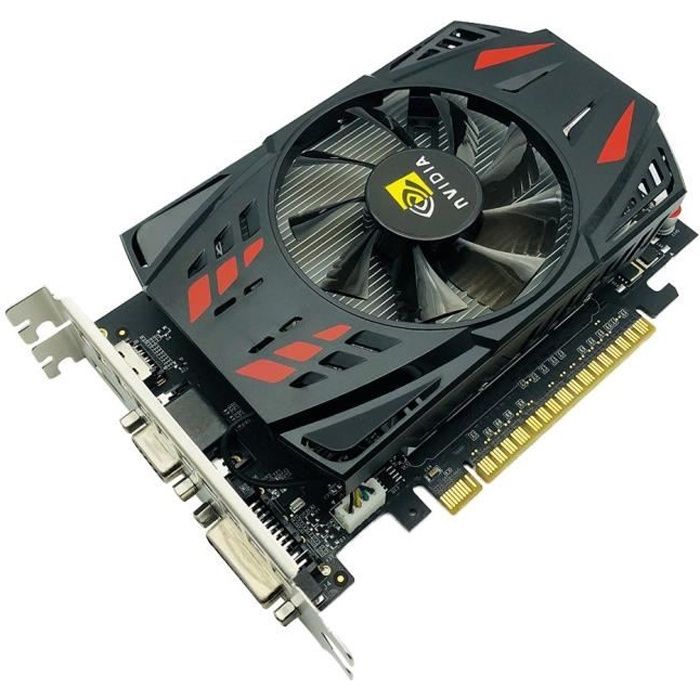 Carte graphique vidéo de jeu 550D 2G 128BIT DDR5 avec ventilateur