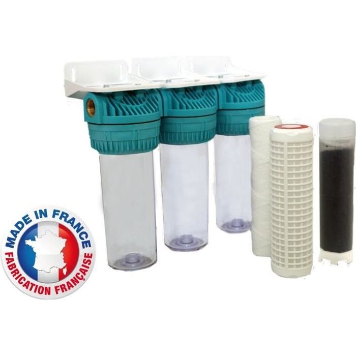 AQUAWATER Station de filtration triple pour eau de pluie