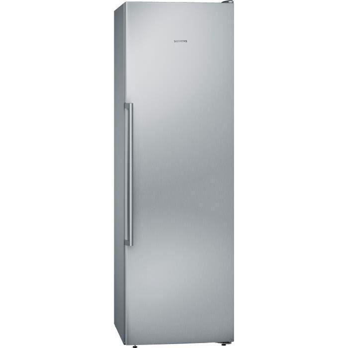 SIEMENS GS36NAIEP - Congélateur armoire - 242 L - Froid no frost multiairflow - L 60 x H 186 cm - Inox easyclean