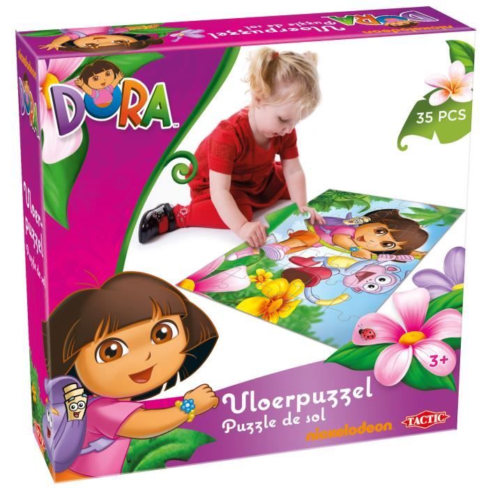 Tactic Dora, Puzzle de sol, Dessins animés, Petite enfance, Nickelodeon Dora, 3 année(s), Fille