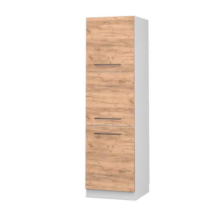 Armoire haute Fame-Line 60cm Chêne doré/Blanc Vicco 38515