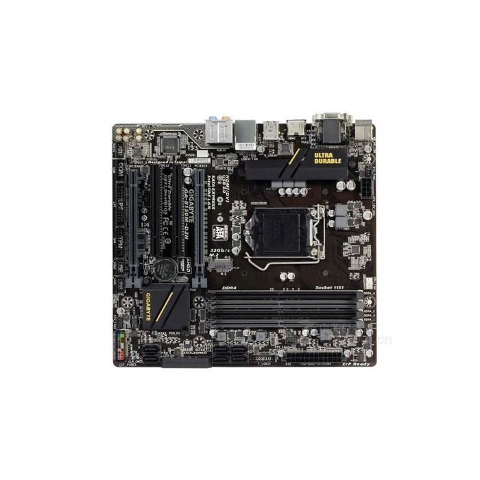 Carte mère GIGABYTE B150M-D3H Intel B150 Socket LGA1151 4xDDR4 SDRAM 64GB Micro ATX - Gigabyte