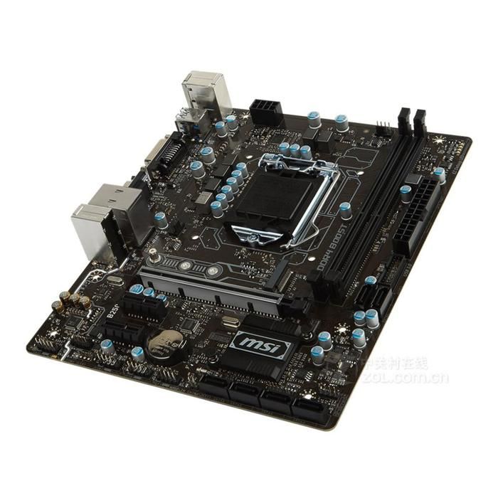 Carte mère MSI B350M PRO-VDH AMD B350 Socket AM4 4xDDR4 SDRAM 64 Go Micro ATX - Msi
