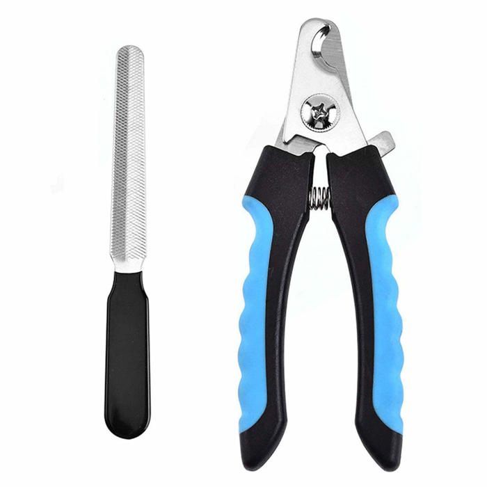 Meilleurs prix pour Coupe-ongles pour chien et chat, coupe-griffes avec lime à ongles, ciseau à ongles professionnel et sûr pour chien