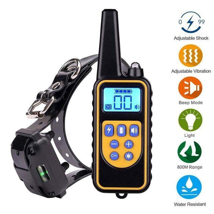 Comparer les prix de Collier Anti Aboiement - Rechargeable - 800m - 99 Niveaux - Chien - Plastique Noir