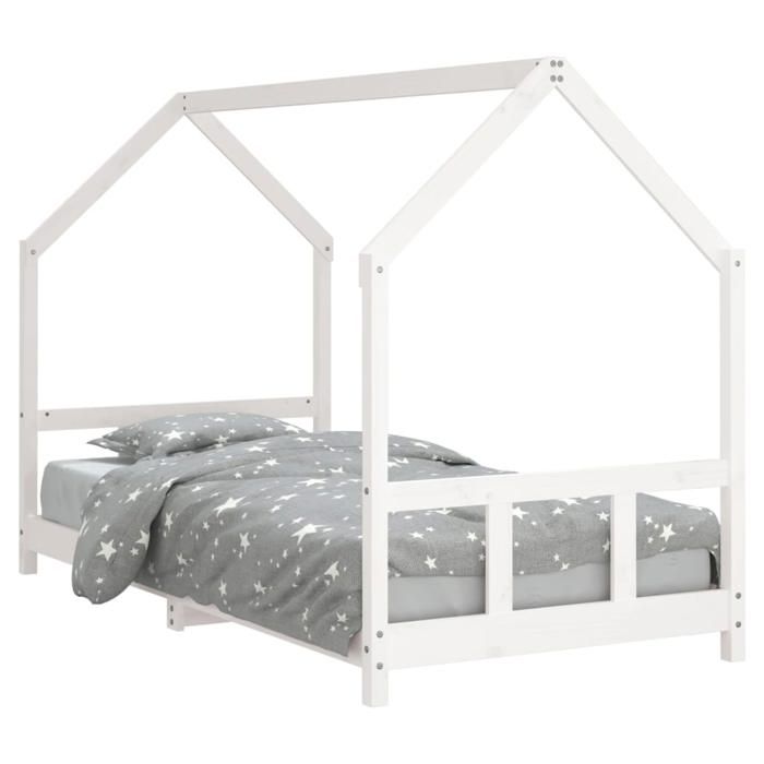 Lit Cabane denfant - VIDAXL - MOOD - Bois de pin massif - 90x190 cm - Charge 280 kg