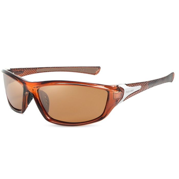 1pcs-Lunettes de cyclisme polarisées colorées lunettes de soleil de sport  coupe-vent et anti-poussière-L