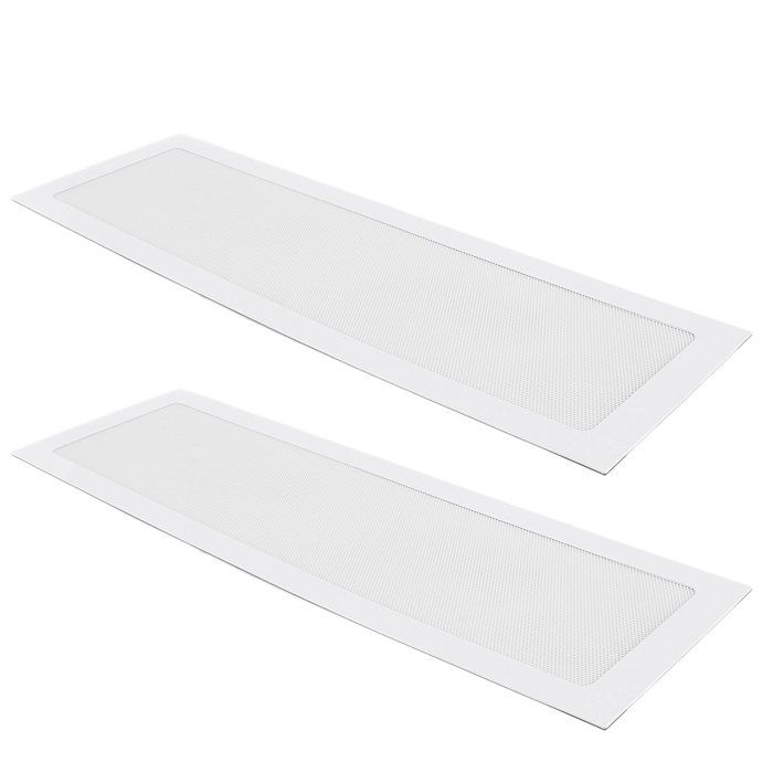 SALUTUYA Filtre de poussière de ventilateur PC PC VAN FILTRE DU FILTRE MAGNÉTIQUE FIN MESH PVC PVC electromenager appareil Blanc - Salutuya