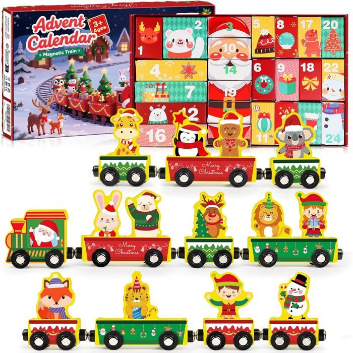 Calendrier de l'Avent pour enfants - Petit canard jaune - Calendrier de l'Avent - 24 jouets de Calendrier de l'Avent pour enfants - Petit canard jaune - Calendrier de l'Avent - 24 jouets de
