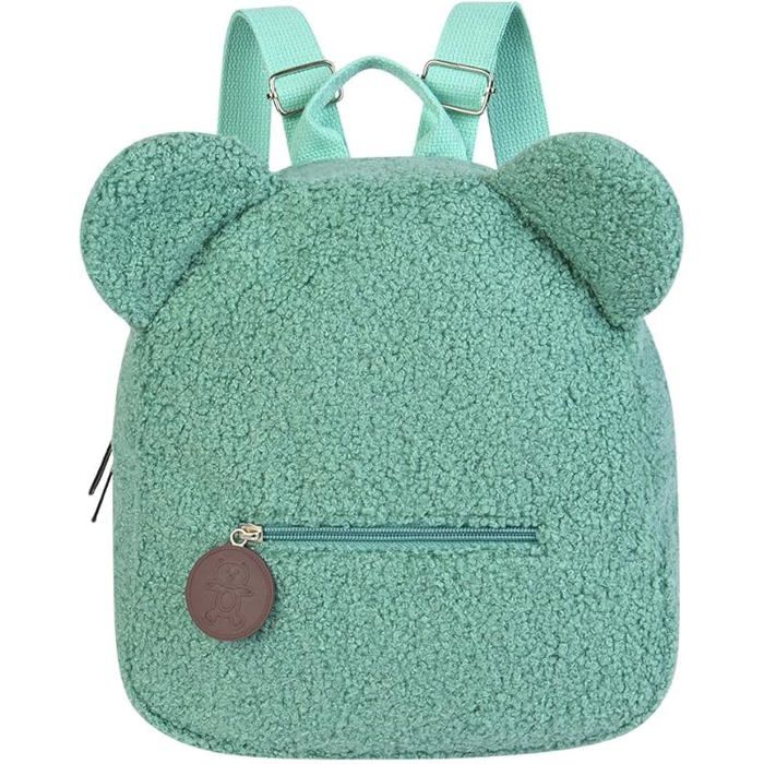 XJYDNCG Sac à Dos Enfant Mignon - Cartable Scolaire Maternelle Cadeau Bébé - Vert