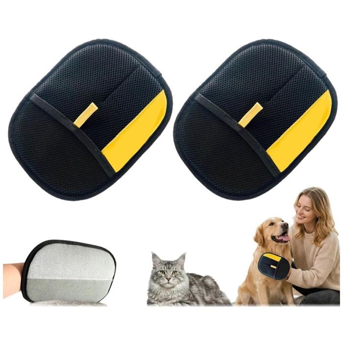Comptoir Animalier - 2pcs Gant Anti Poils Animaux Réutilisable pour Nettoyer Canapé Vêtements et Toiletter Chat Chien Comptoir Animalier - 2pcs Gant Anti Poils Animaux Réutilisable pour Nettoyer Canapé Vêtements et Toiletter Chat Chien