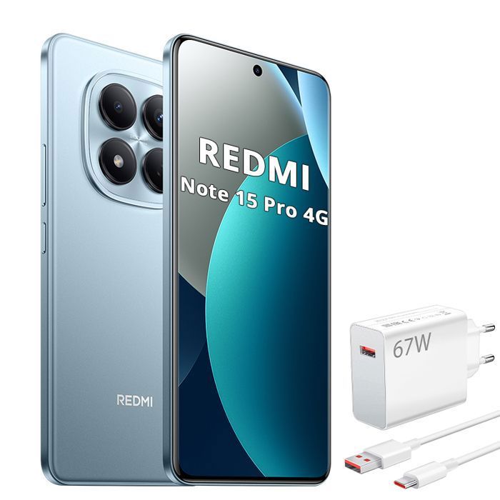 Xiaomi Redmi Note 15 Pro 256 Go Bleu - vue 9