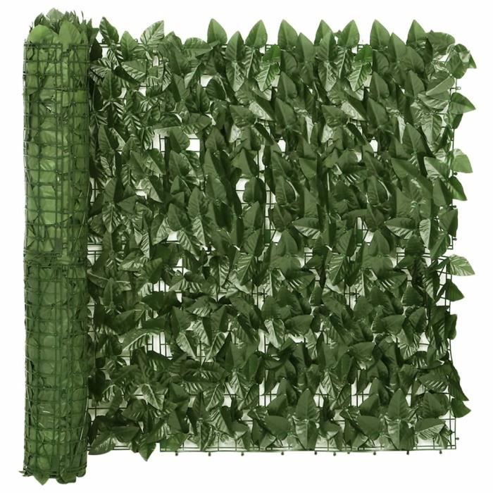 Brise-Vue De Jardin Extensible Avec Feuilles De Lierre Artificiel - Clôture Décorative Feuillage Réaliste