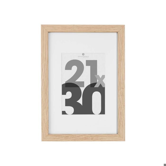 Lot de 1 Cadre Photo 13x18 cm Blanc Blumtal Cadre Photo En Bois MDF Cadre Photo Sur Pied De Haute Qualité Avec Passe-partout Cadre Photo Mural