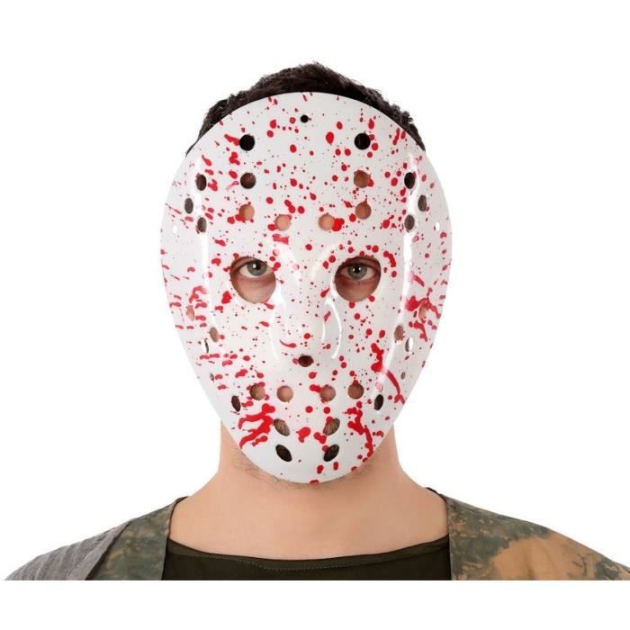 Masque Halloween ATOSA Blanc Ensanglanté - Adulte - Intérieur - Cdiscount  Jeux - Jouets