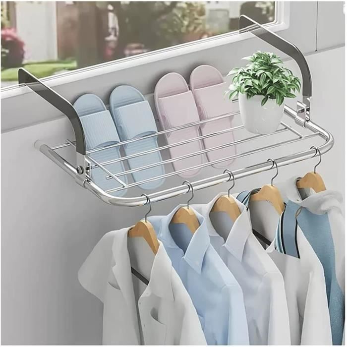 80 Pinces à Linge En Acier Inoxydable STARVAST - Avec Patins Doux, Anti-Rouille