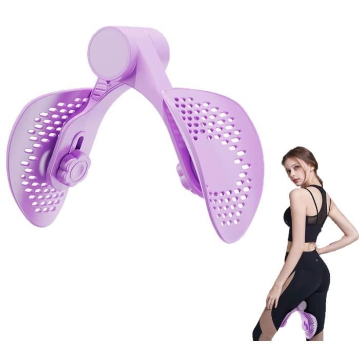 Entraîneur De Muscle Pelvien, Hip Trainer Exerciseur, Entraîneur Intérieur De Cuisse ​pour Les Fesses De Femmes, Pour Serrage Entraînement Post-Partum La Maison Gym Yoga ​ (Pink