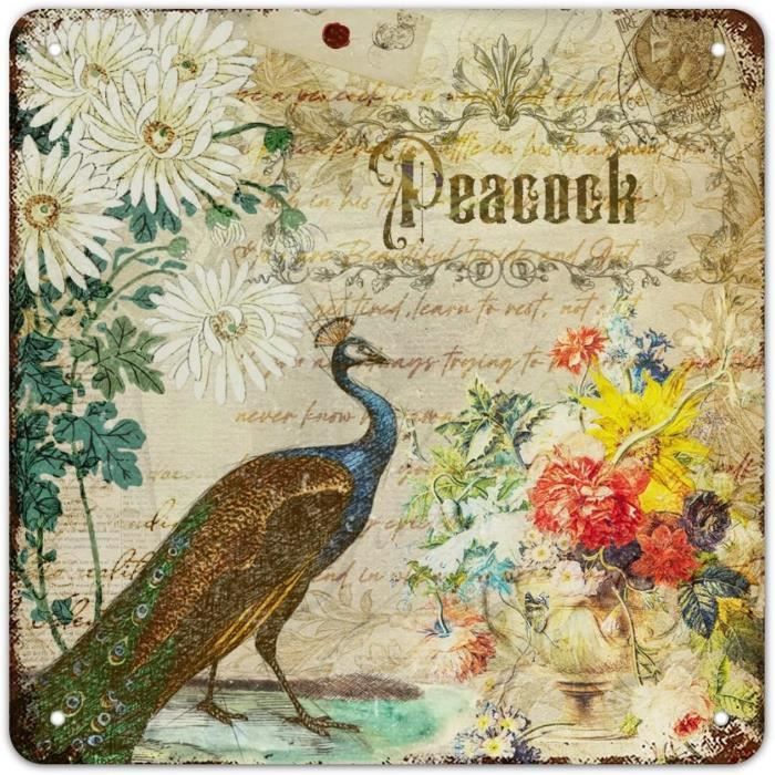 Plaque En Métal It's Always Tea Time, Plaque Murale En Métal