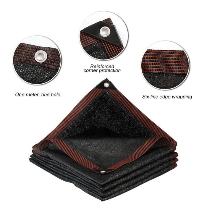 Filet D'ombrage - 2M X 2M - Voile D'ombrage Protection UV - Protection