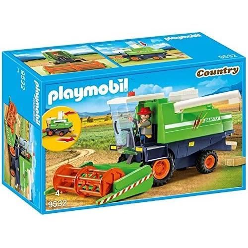 Jouet - Playmobil - Moissonneuse-batteuse Country - Vert - Mixte - 4 ans et plus