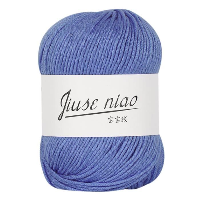 Mixte Couleur Double Tricot Laine Fil Acrylique Mixte Pack de 12 20 g Couleurs