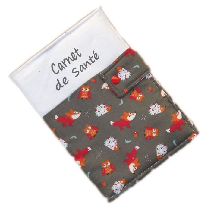 Protege Carnet De Sante Renards Cdiscount Puericulture Eveil Bebe