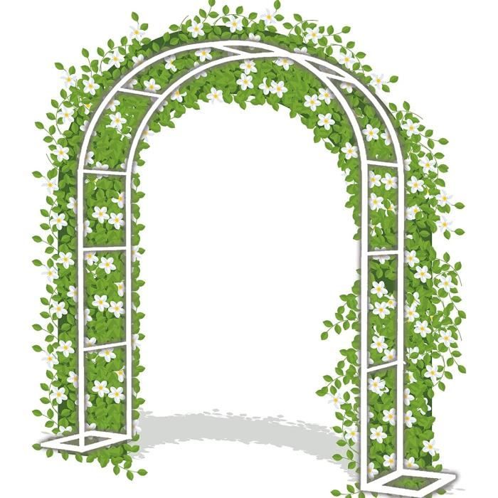 Arche De Mariage Carrée En Métal Doré 3x3 M - Support Décoratif Pour Ballons/fleurs, Base Stable, Démontable - 2
